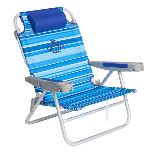 UNNYFEEL Extra Wide 28" Low Beach Chair 5 Position Lay Flat, XL Oversized Portable Folding Camping Chairs with Cup Holder for Outdoor/Trip UNNYFEEL Extra Wide 28" Low Beach Chair 5 Position Lay Flat, XL Oversized Portable Folding Camping Chairs with Cup Holder for Outdoor/Trip